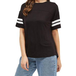 เสื้อยืดคอกลมสำหรับผู้หญิงผ้าคอตตอนสี100% เข้ารูปเป็นมิตรกับสิ่งแวดล้อมเนื้อผ้าแห้งเร็วออกแบบได้ตามที่ต้องการ - Product Image 1