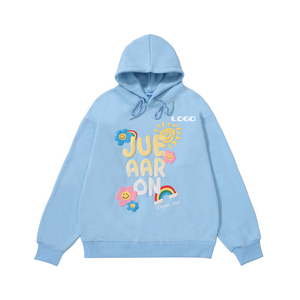 เสื้อฮู้ดดี้ผู้ชายไซส์ใหญ่ สีเขียว ลายหัวใจหัก โลโก้ด้านหน้า เสื้อกันหนาวทรงปกติ ระบายอากาศได้ดี แห้งเร็ว มีกระเป๋า ผ้าทอ - Product Image 3