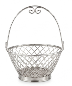 Elegant Metal <b>Wire</b> <b>Storage</b> <b>Basket</b> with Handle For Home Decoration And Neatening Multi Purpose Use Stylish Home Accent - Product Image 2