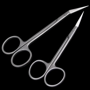 Tijeras de acero inoxidable con dientes para septum nasal, tipo pico de pájaro y pico de rana, juego de instrumentos manuales - Product Image 4