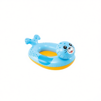 Bouée de natation gonflable Intex en PVC 74x109cm, forme originale pour enfant, origine Chine, modèle 59380, avec kit de réparation