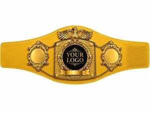 Cinturones de lucha libre, cinturones de campeonato personalizados, cinturones de campeonato de MMA, cinturones de campeonato con logotipo personalizado, cinturones de campeonato de cuero. - Product Image 3