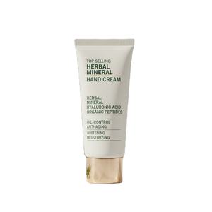 Crema de Manos Herbal Mineral con Ácido Hialurónico y Péptidos Orgánicos, Control de Grasa, Antienvejecimiento, Blanqueadora e Hidratante, Superventas - Product Image 1
