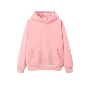 Custom Made Men's Plain Blank Heavy Pullover Hoodie With Drawstring Kangaroo Pocket Men's Hooded Pullover Customize Sweat Shirt - Product Image 3