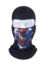 Pasamontañas Negro Completo con Estampado de Sonrisa, 100% Poliéster, Unisex, para Exteriores, Adulto, 56-58cm, Transpirable e Impermeable - Product Image 4