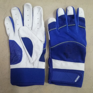 Aegis OEM Baseball Batting Gloves Leather Durable Anti-Slip Flexible <b>Hook</b> Loop Closure Lightweight Breathable Left Hand Adult - Product Image 3