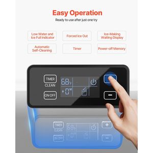 Tích hợp 80 lbs/ngày Máy Làm Đá Dưới 80 lbs/ngày tính năng cửa đảo ngược - Product Image 5