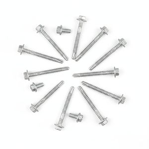 Anti-Corrosion Hot-Dip Galvanized Self-Drilling Screws - Hex Washer Head for Metal Roofing - Product Image 1
