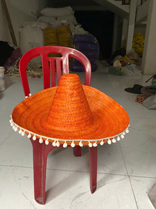 AVAILABLE High Quality Paper <b>Straw</b> Hat Blank Wide Brim Body DIY Custom Hat Making Wholesale Bangora Mexican Style - Product Image 5