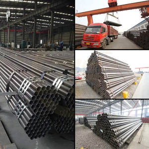 ท่อคาร์บอน Q235B 1045ท่อเหล็กคาร์บอน CHS ท่อ16นิ้วกระบวนการเชื่อมท่อส่วนกลมสำหรับถนนกระบอกปืน - Product Image 3