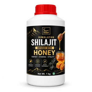 Résine de Shilajit de l'Himalaya de qualité supérieure avec saveur de miel 1 kg, mélange 100 % pur de Shilajit et de miel naturel pour soutenir l'énergie et la résistance - Product Image 1