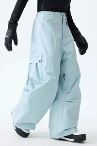 Unisex Plus Size Outdoor <b>Winter</b> <b>Sports</b> Trousers Zipper -Tex Waterproof Snow Pants for Ski Resorts Snowboarding Cold Weather - Product Image 3