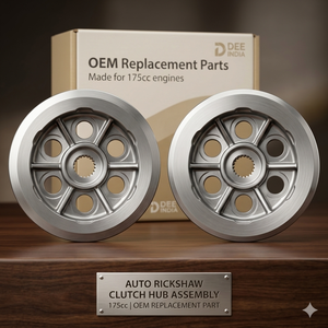 Cubo de Embrague para Motocicleta Bajaj RE 4S 175cc |   Conjunto de Embrague para Auto Rickshaw, Pieza de Repuesto OEM - Product Image 1