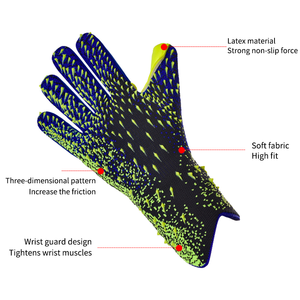 ถุงมือผู้รักษาประตู HBG 2027 แบบกำหนดเอง ถุงมือฟุตบอลสำหรับฝึกซ้อม สำหรับเด็กและผู้ใหญ่ ผลิตจากโรงงานในเวียดนาม พร้อมส่งแบบ DDP - Product Image 5