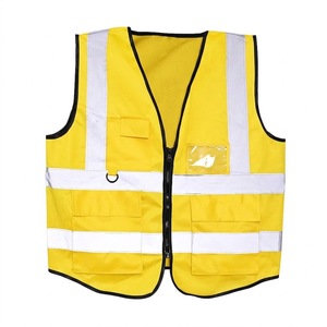 Gilet de sécurité haute visibilité Oree, réfléchissant, classe 1 ANSI, imperméable, avec fermeture éclair et plusieurs poches pour cônes de signalisation - Product Image 1