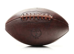 FÚTBOL AMERICANO DE CUERO VINTAGE 1930 FÚTBOL DE CUERO MARRÓN HERITAGE RETRO Fútbol de cuero viejo - Product Image 2