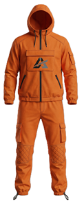 Veste à capuche décontractée pour homme - 100% polyester, anti-plis, séchage rapide, écologique, épaisse, manches régulières élastiques, sublimation - Product Image 4