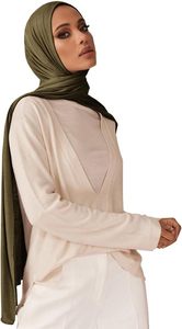 Muslin Hijab Scarf for Women Long Headscarves Solid <b>Head</b> <b>Wraps</b> Soft Pashminas Shawls - Product Image 3