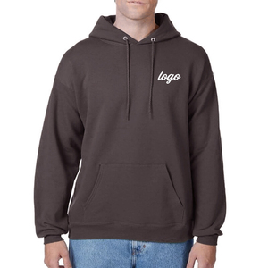 Sudadera con capucha de algodón y forro polar, con logo personalizado, manga larga, corte regular, para invierno, para hombre. - Product Image 5