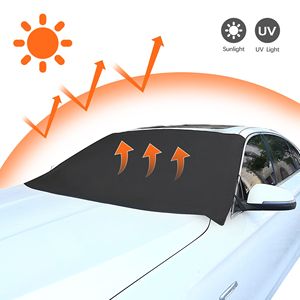 Cubierta para Parabrisas Extra Grande de 68.5" X 43" Resistente a la Intemperie, Nieve, Hielo y Escarcha - Compatible con Coupés, Sedanes y Camionetas - Product Image 2