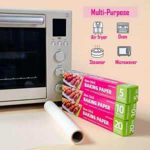 Papier sulfurisé double face écologique antiadhésif 5M 10M de qualité alimentaire recyclable avec revêtement silicone quatre couleurs - Product Image 4