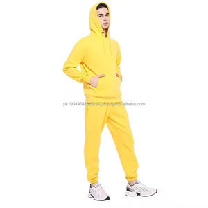 ชุดเซ็ต 2 ชิ้น เสื้อฮู้ดดี้ซิปคู่ผู้ชาย ผ้า 350gsm ตกแต่งคริสตัล กางเกงวอร์มแฟชั่นสตรีทแวร์ ไซส์พลัส - Product Image 4