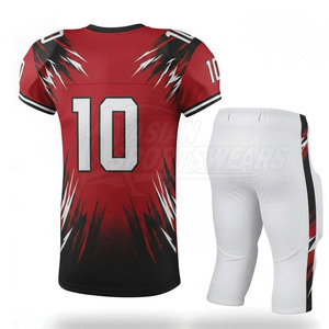 OEM ODM Service Breathable High Quality American Football Uniform Premium 100% Polyester Fabric <b>Athletic</b> Jersey Reasonable Price - Product Image 2