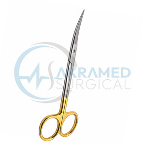 Ciseaux de tenotomie Stevens courbés 13 cm en carbure de tungstène TC, acier inoxydable, instrument chirurgical CE ISO réutilisable - Product Image 1