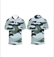 Chemise hawaïenne à manches courtes respirante à motif floral personnalisé pour homme, pour la chasse en plein air, les vêtements de travail tactiques