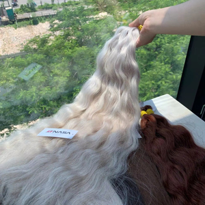 Extensions de cheveux naturels bruts vietnamiens NASAPremium en vrac, 100g, prix de gros, toutes couleurs, 60 cm - Product Image 1