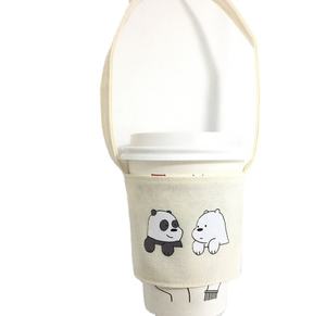 Vente chaude : Porte-bouteille d'eau personnalisable et écologique, motif de couture pour sac fourre-tout décontracté, avec logo brodé, fournisseur du Vietnam - Product Image 1