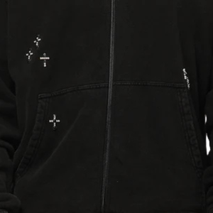 Custom <b>Mens</b> Full <b>Zip</b> Hoodie Embroidered Detail <b>Fleece</b> <b>Zip</b> <b>Up</b> Casual Streetwear Sweatshirt OEM Customized Clothing Manufacturer - Product Image 6