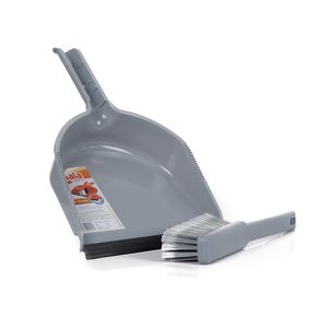 Balayette en plastique de 10 pouces, verte et rose clair - Product Image 2