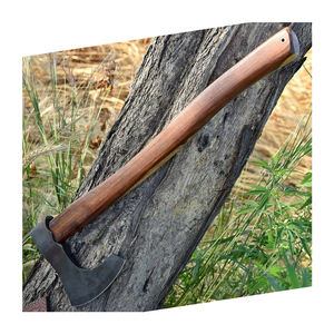 Tomahawk Vikingo Raven, Hecho a Mano, con Mango de Madera de Palisandro y Hoja de Acero al Carbono, Multiusos, Personalizable, para Camping y Caza - Product Image 2