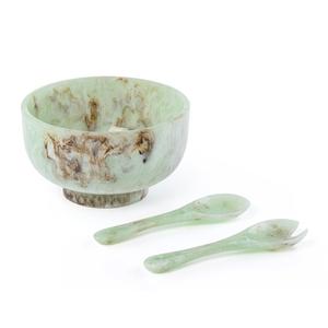 Tazón de Ensalada Ecológico de Resina para Cocina y Mesa, Cuchara de Ensalada de Poliresina Segura para Alimentos, Platos para Servir, Vajilla, Tazón de Frutas de Resina - Product Image 1