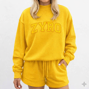 Premium Cozy Fit Winter Mockneck Short <b>Set</b> Women Thick Thermal Two Piece Outfit Warm Soft Cold Season Lounge Wear - Product Image 1