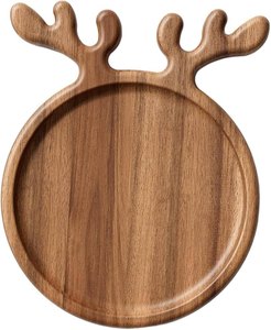 Bandeja de Servir de Madera Natural Ecológica, Bandeja de Madera Multiusos Hecha a Mano para Cocina y Té – Hecho en Vietnam - Product Image 4