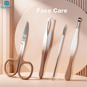 Factory Price Best Product Professional Stainless Steel Manicure and Pedicure Set Sharp <b>Nail</b> Cutter Ear Pick Cuticle Pusher Kit - Product Image 3