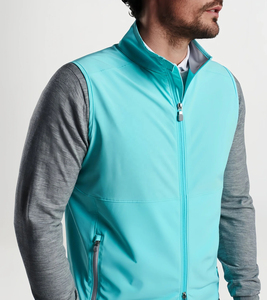 Chaleco Deportivo Ligero para Hombre, Color Turquesa, con Cierre, Cuello Alto, Sin Mangas, Resistente al Agua, ODM - Product Image 6