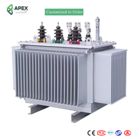 Transformador de Distribución Sumergido en Aceite de Aleación Amorfa SH15-M de 35/0.415kV 2500kVA para Redes Industriales IEC 60076