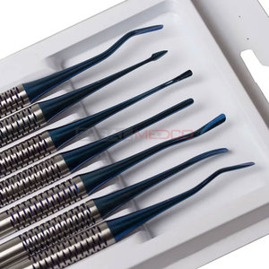 Luxating Teeth Oral Surgery Implant Procedures Dental Extraction Kit Manual PDL Forceps Root Elevator Surgical German Stainless - Product Image 3