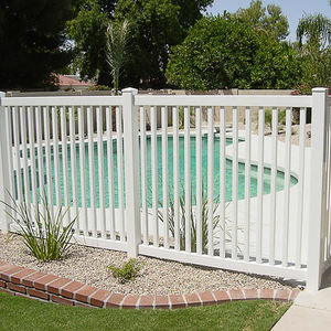 Valla <span class=keywords><strong>de</strong></span> vinilo cerrada tipo piquete para piscinas pequeñas, diferentes tipos <span class=keywords><strong>de</strong></span> vallas <span class=keywords><strong>de</strong></span> piquete - Product Image 4
