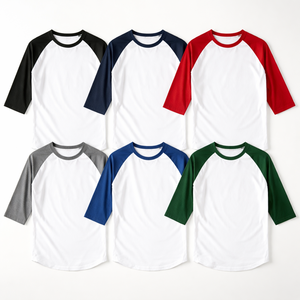 Wholesale Custom Printed Moisture-Wicking Breathable Baseball Shirts 100% Cotton/Polyester Slim-Fit Unisex Direct Manufacturer - Product Image 5
