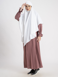 Hiyab de Poliéster, Abaya, Khimar, Transpirable, de Una Sola Capa, Ropa Islámica Larga para Oración, para Mujer, Colecciones Sanash, Corte Holgado, Venta al Por Mayor - Product Image 2