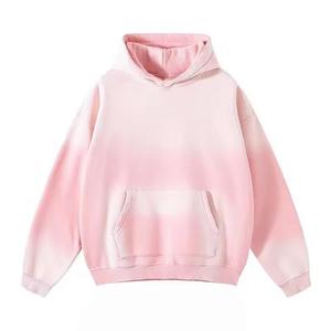 Sudadera con Capucha de Estilo Vintage, Lavado Ácido, Diseño de Parches, Efecto Desgastado por el Sol, Bordado Personalizado, Corte Holgado, Fabricante Premium - Product Image 5