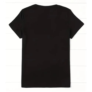 Women Casual Summer Printed Tee Shirt Breathable Cotton Tops Short Sleeve Lightweight Comfortable Fashion - Product Image 2