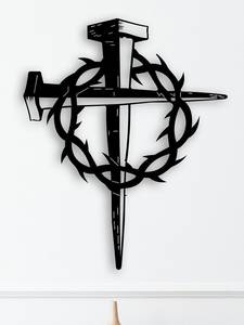 Laser cut new trendy wall art religious prayer black ecofriendly here - top seller new - Product Image 2