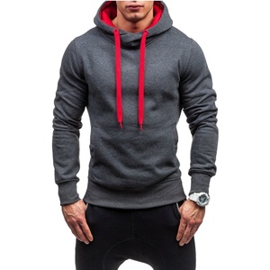 Sudaderas con Capucha Personalizadas OEM 2021 para Hombre, Diseño Sólido, Tejido de Felpa, Cuello Redondo, Bolsillos, Tallas Grandes, Logotipo Impreso, Venta al Por Mayor de Fábrica - Product Image 4