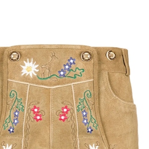 Los Mejores Pantalones Cortos de Cuero Tradicionales Bávaros con Estilo, Traje de Oktoberfest para Hombre, Pantalones Cortos Bávaros Bordados con Estampado Animal - Product Image 6