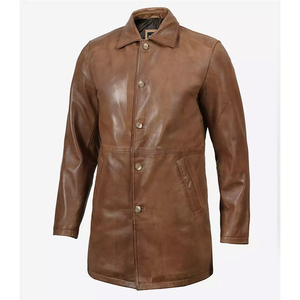 Men's Stylish Rider Jacket Real Leather Stand Collar Front Logo-Modern Workmanship Designed City Shining Quality Jacket 2026 - Product Image 5